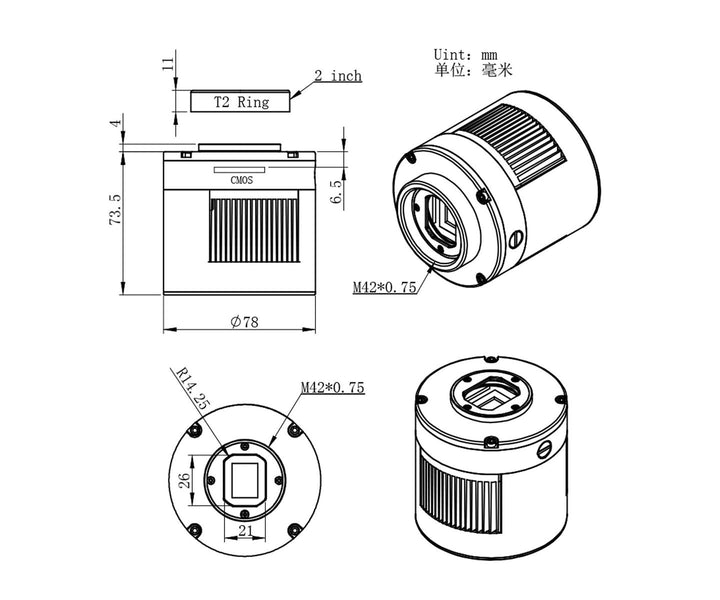 ZWO ASI 294MM Pro - Farbe